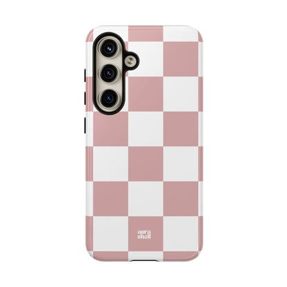 Checkers in Blush Samsung Galaxy Case