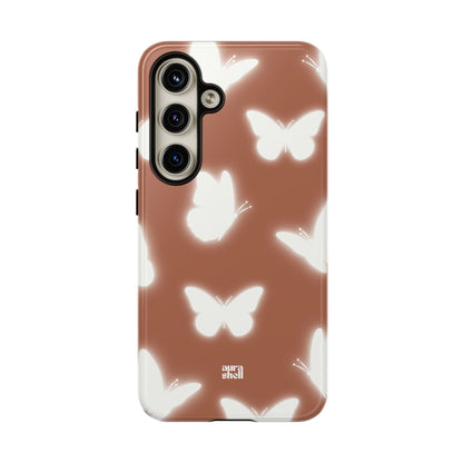 Butterflies in Terracotta Samsung Galaxy Case