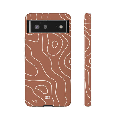 Minimalist in Terracotta Google Pixel Case