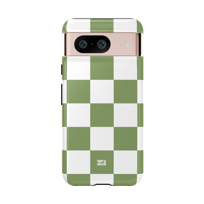 Checkers in Matcha Google Pixel Case