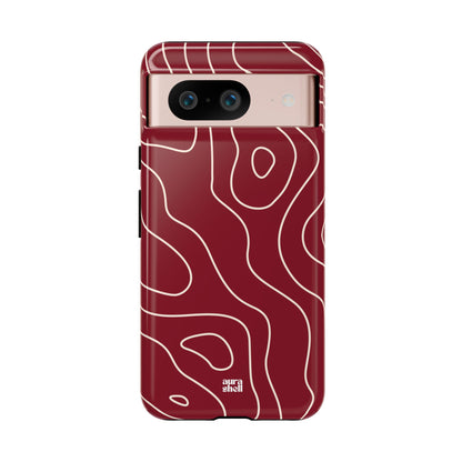 Minimalist in Red Wine Google Pixel Case