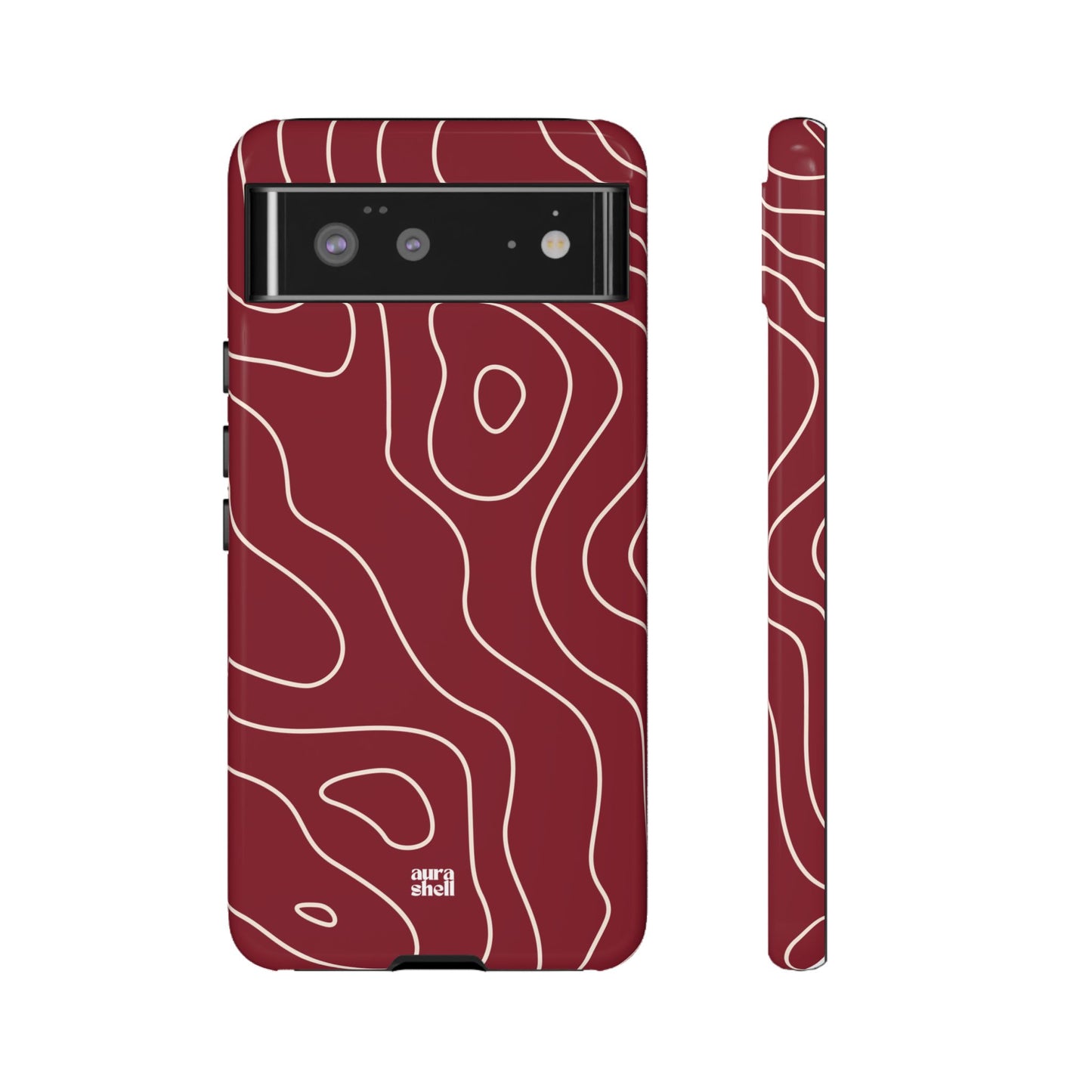 Minimalist in Red Wine Google Pixel Case