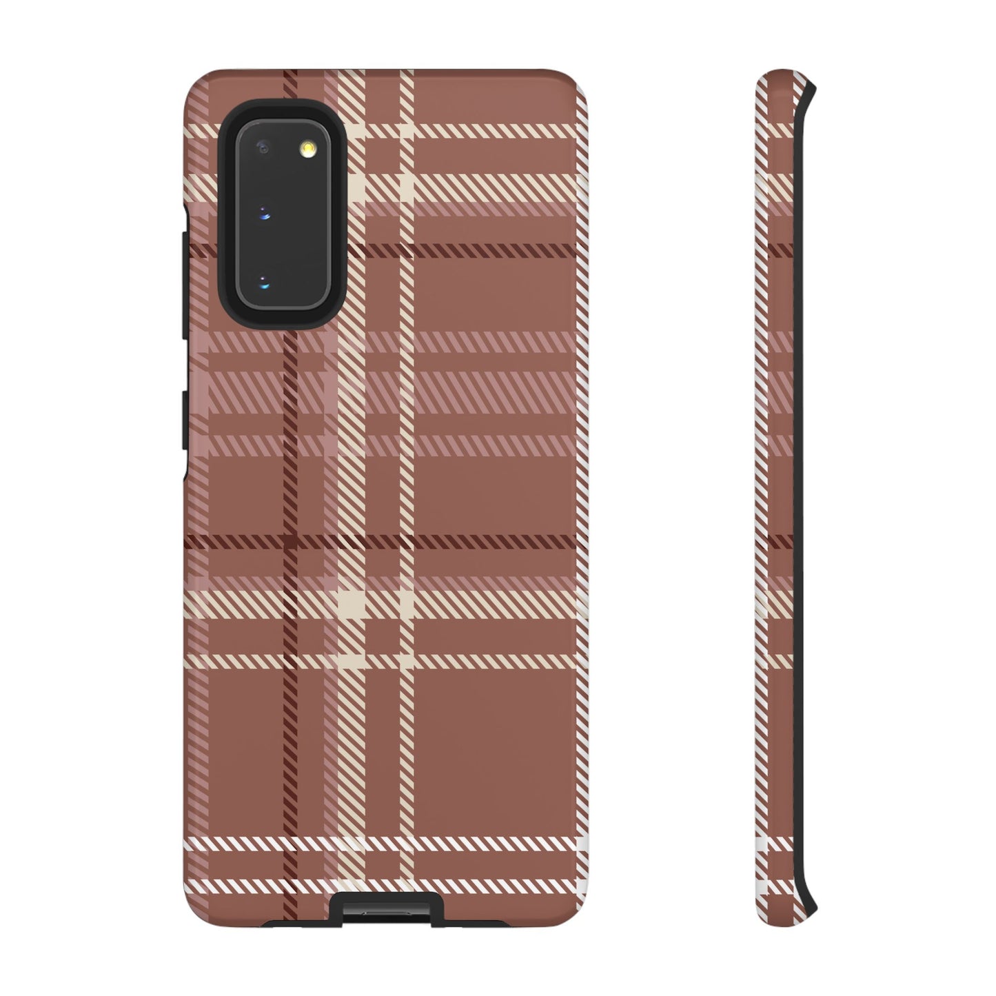 Plaid in Hazelnut Mocha Samsung Galaxy Case