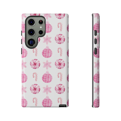 Pink Christmas Samsung Galaxy Phone Case - Aura Shell