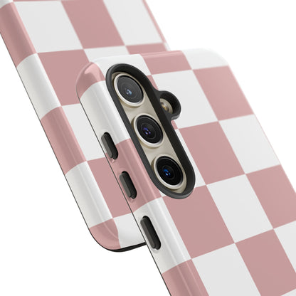 Checkers in Blush Samsung Galaxy Case