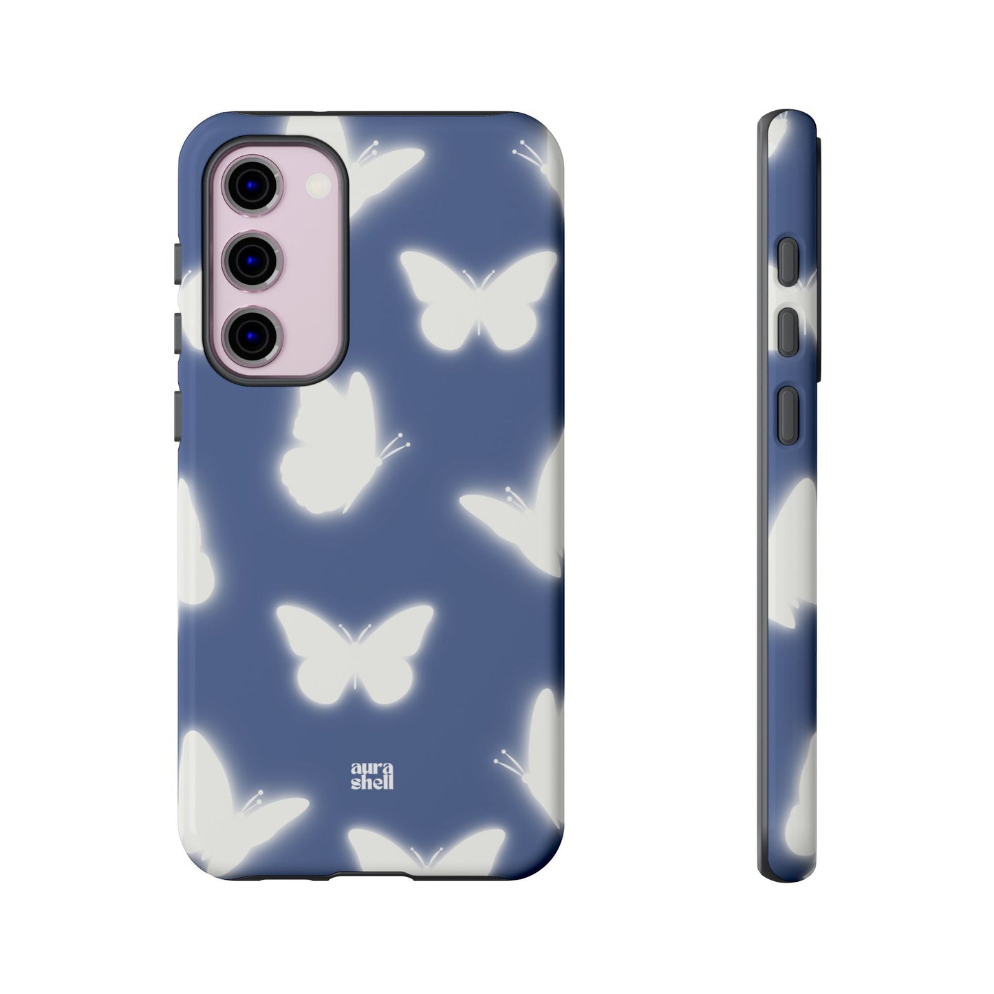 Butterflies in Denim Samsung Galaxy Case