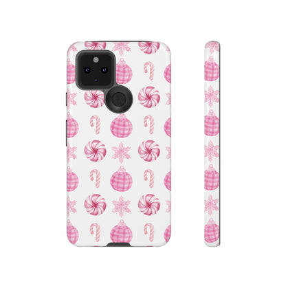 Pink Christmas Google Pixel Case - Aura Shell