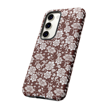 Lacey in Black Coffee Samsung Galaxy Case