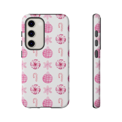 Pink Christmas Samsung Galaxy Phone Case - Aura Shell