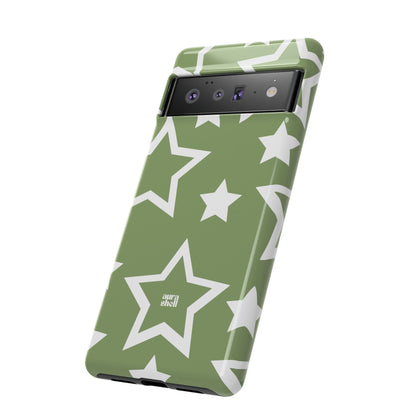 Stars in Matcha Google Pixel Case