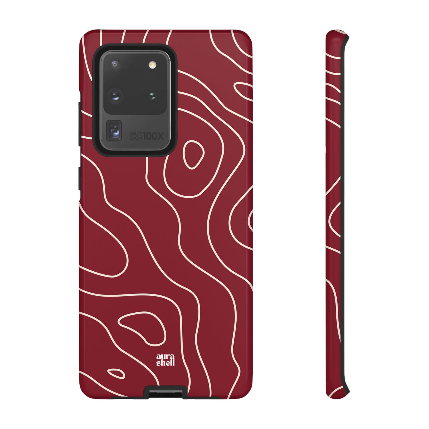 Minimalist in Red Wine Samsung Galaxy Case