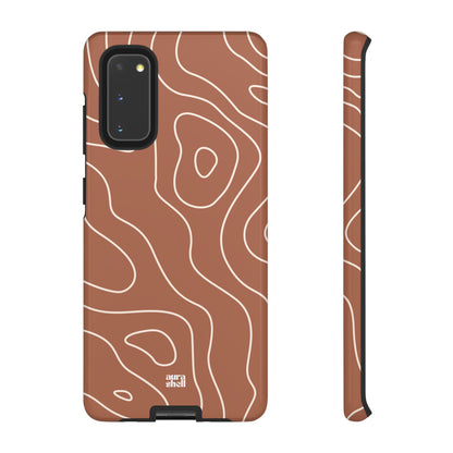 Minimalist in Terracotta Samsung Galaxy Case