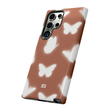 Butterflies in Terracotta Samsung Galaxy Case