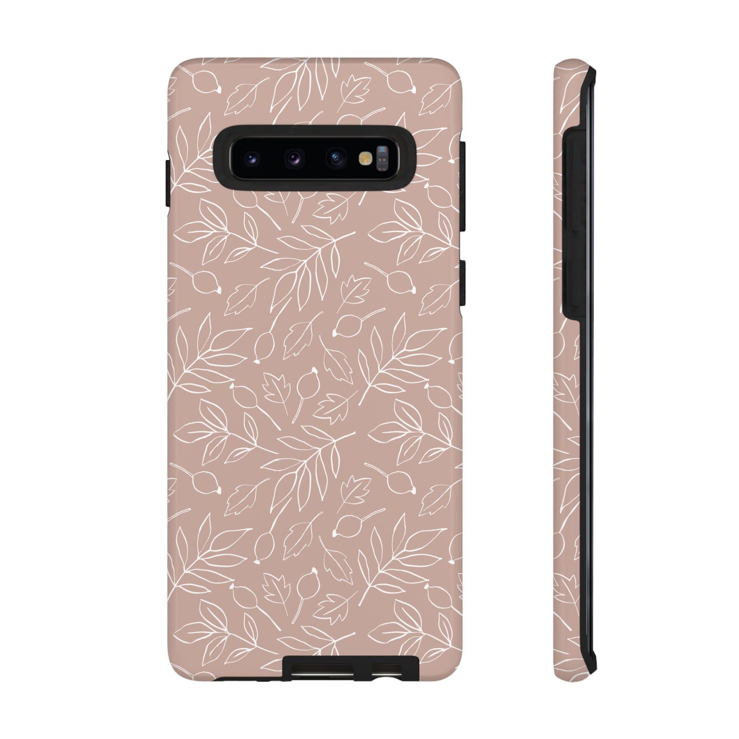 Falling Leaves in Vanilla Iced Latte Samsung Galaxy Case