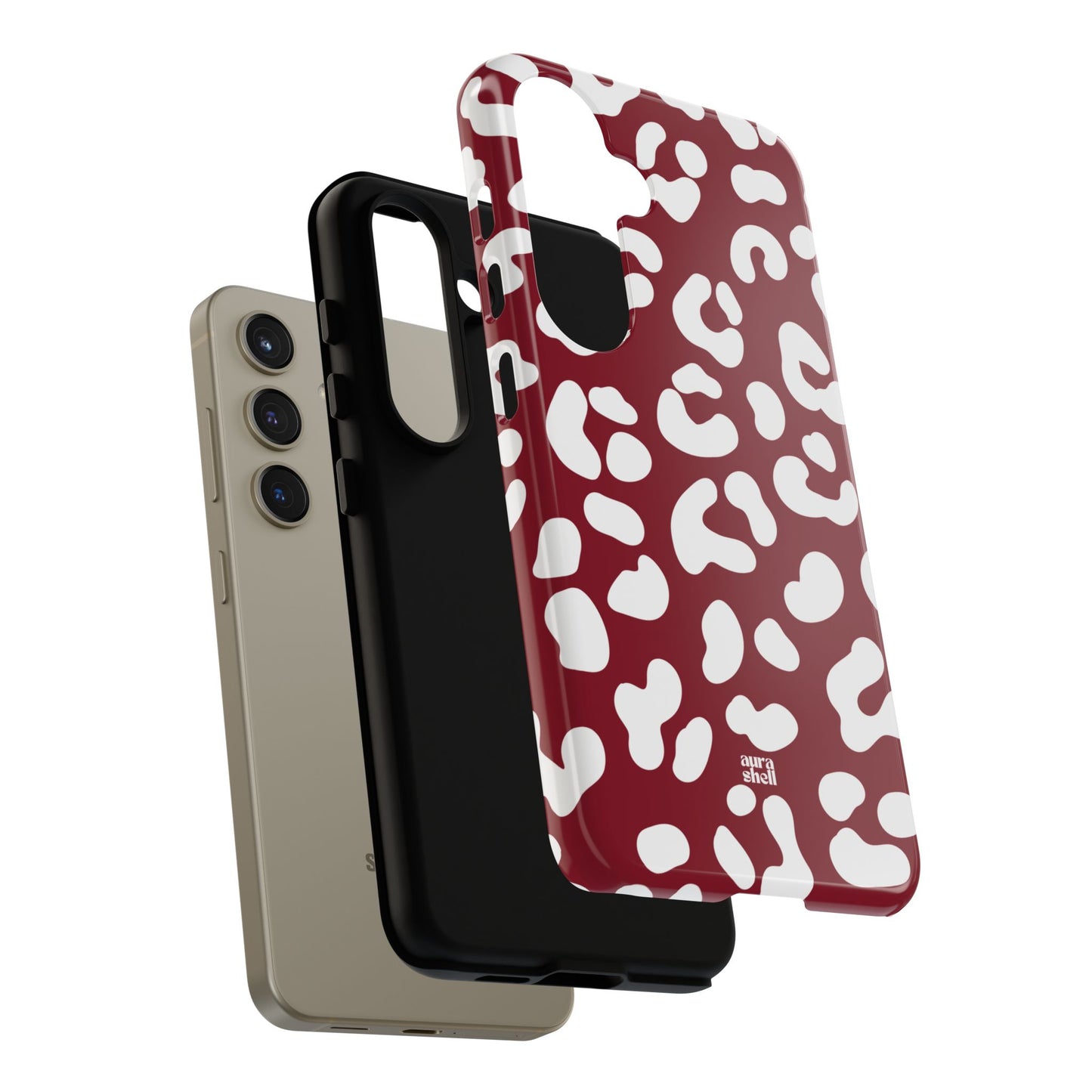 Cheetah Girl in Red Wine Samsung Galaxy Case