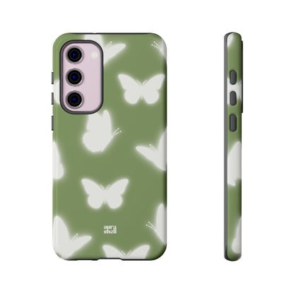 Butterflies in Matcha Samsung Galaxy Case