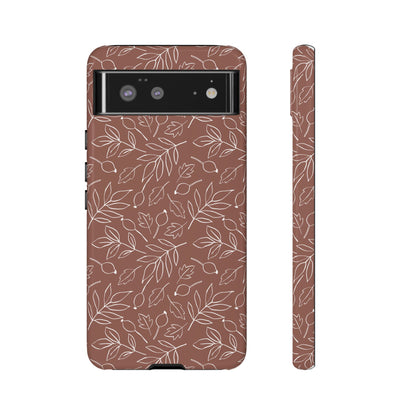 Falling Leaves in Hazelnut Mocha Google Pixel Case