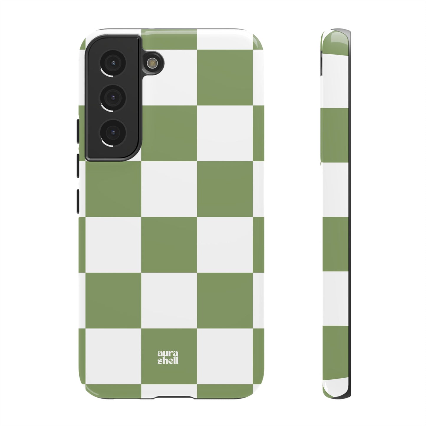 Checkers in Matcha Samsung Galaxy Case