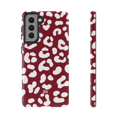 Cheetah Girl in Red Wine Samsung Galaxy Case