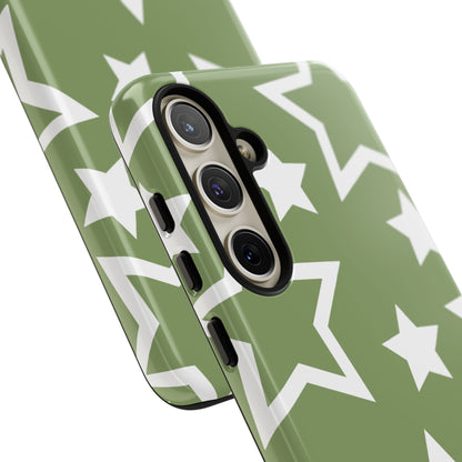 Stars in Matcha Samsung Galaxy Case