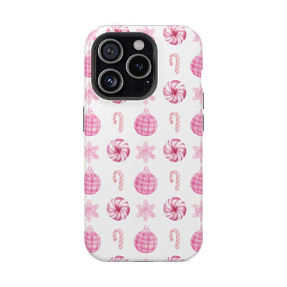 Pink Christmas iPhone Case - Aura Shell