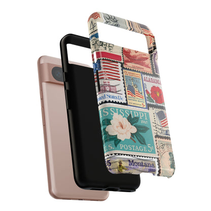 US Stamp Collection Google Pixel Case