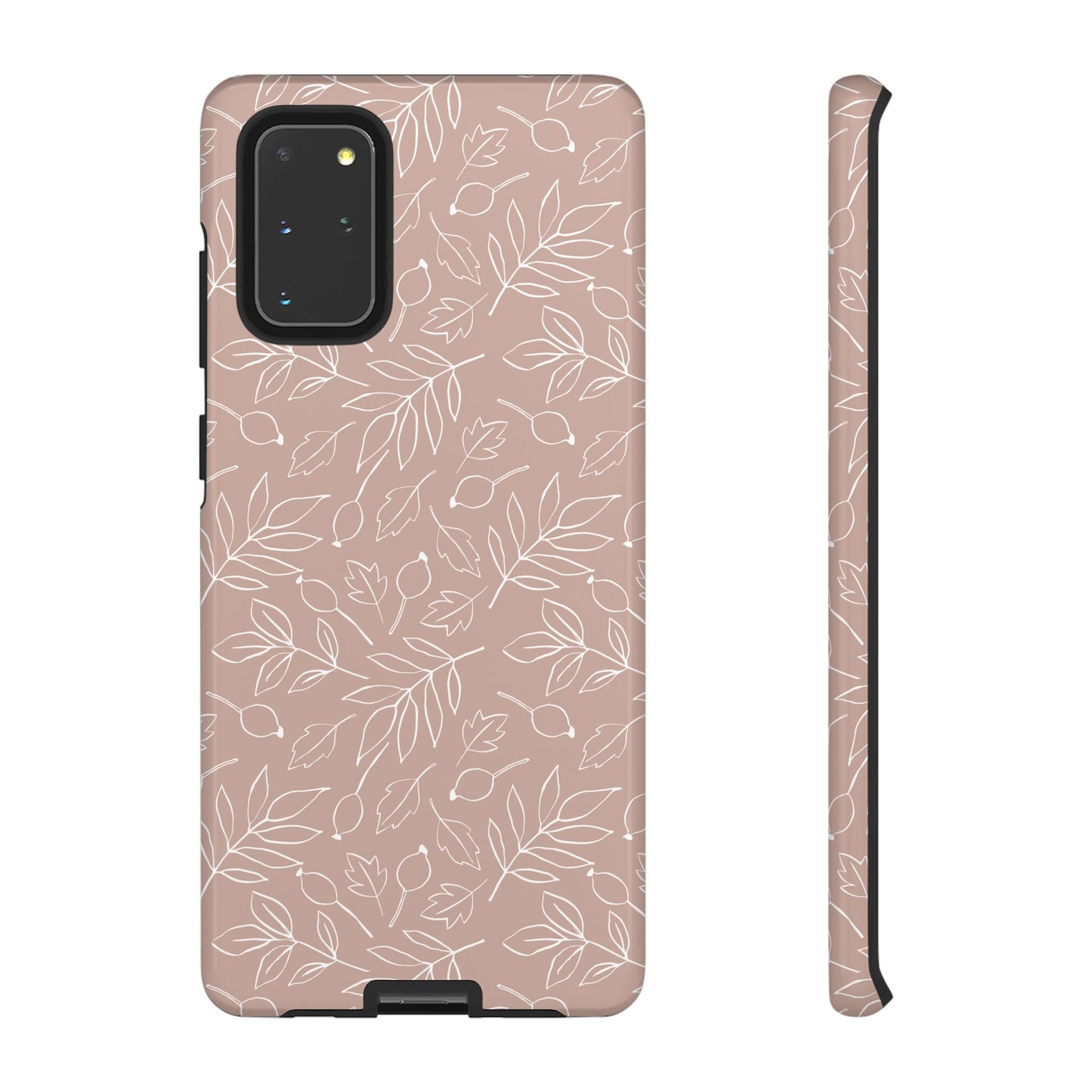 Falling Leaves in Vanilla Iced Latte Samsung Galaxy Case