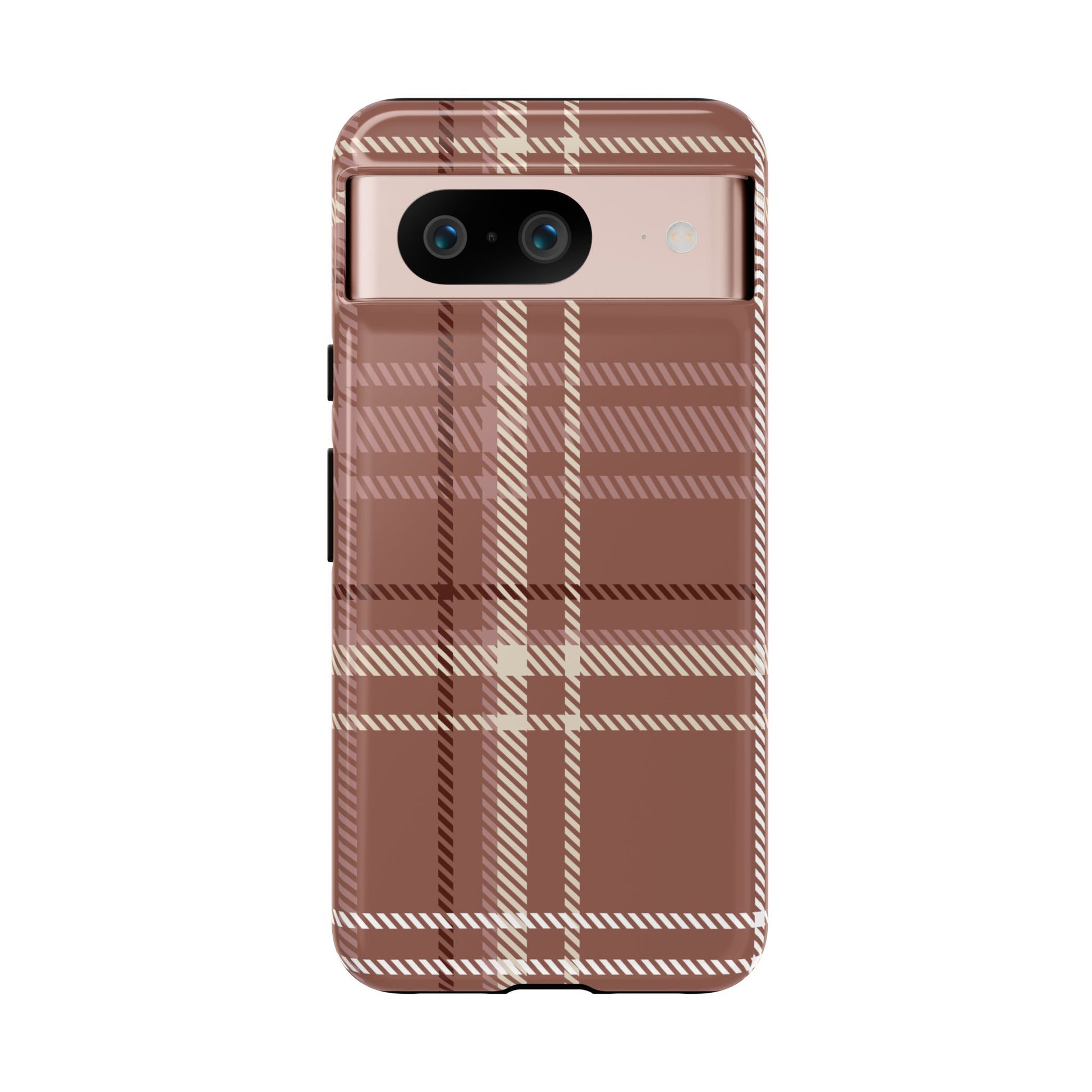 Plaid in Hazelnut Mocha Google Pixel Case - Aura Shell