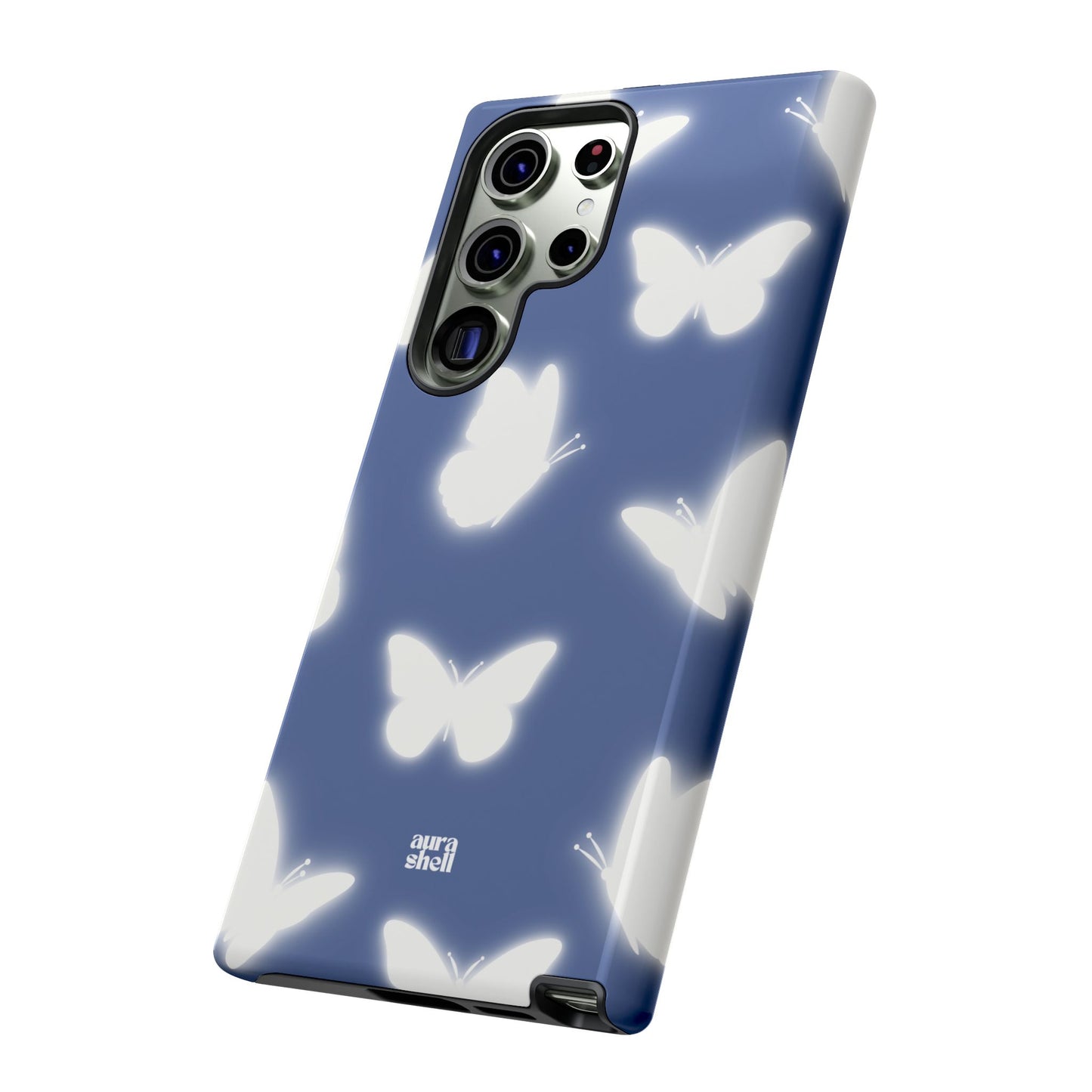 Butterflies in Denim Samsung Galaxy Case