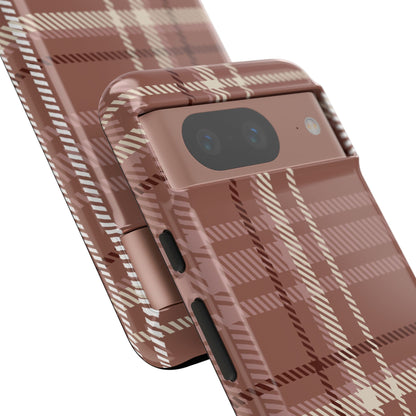 Plaid in Hazelnut Mocha Google Pixel Case