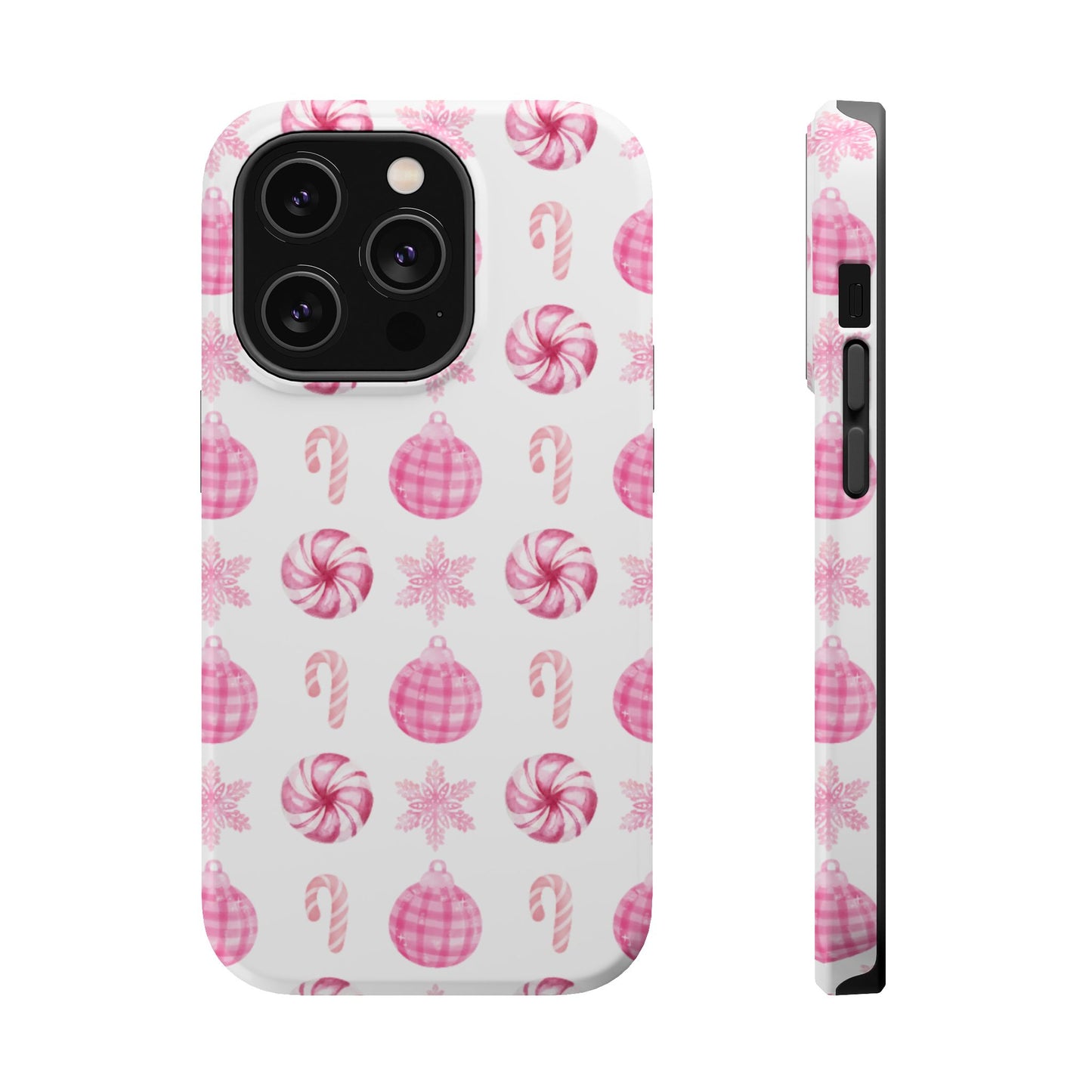 Pink Christmas iPhone Case - Aura Shell