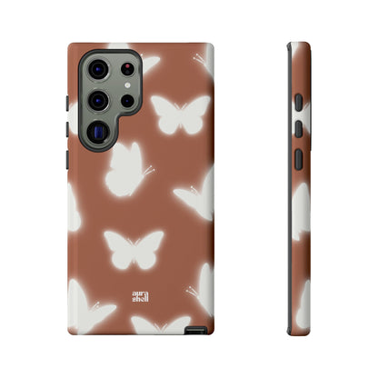 Butterflies in Terracotta Samsung Galaxy Case