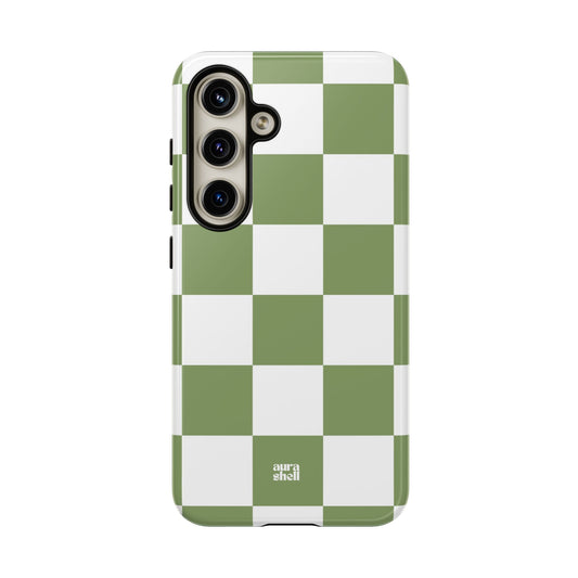 Checkers in Matcha Samsung Galaxy Case