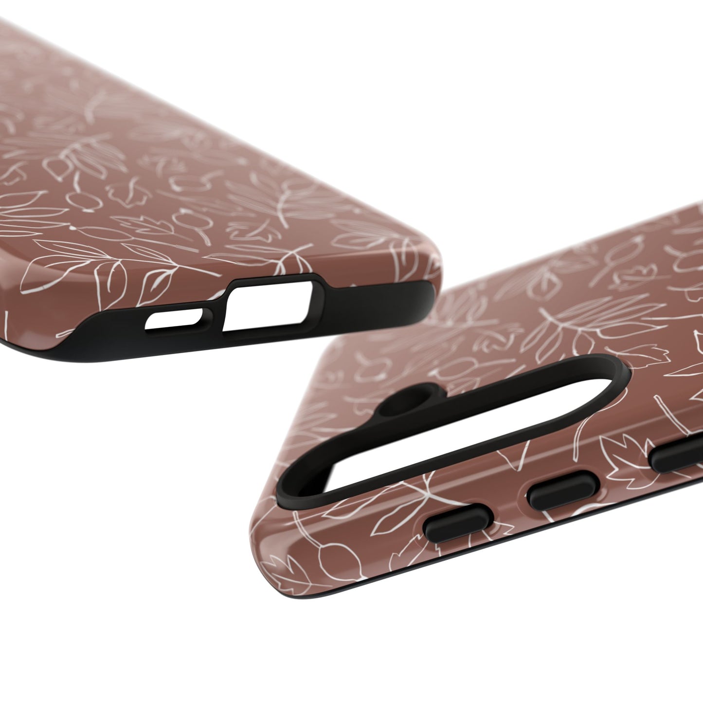 Falling Leaves in Hazelnut Mocha Samsung Galaxy Case