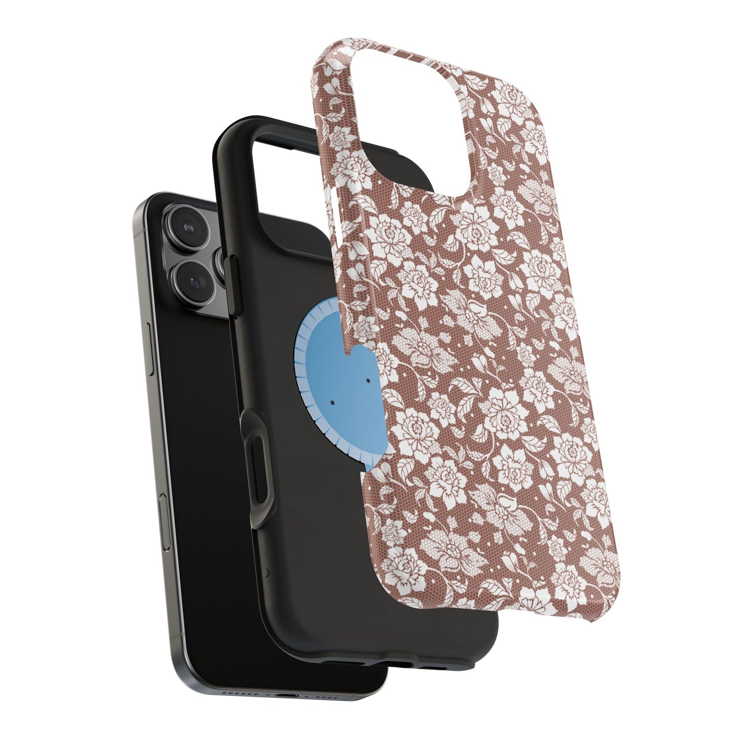 Shop Aura Shell Dual Layer Protective Cute Glossy Finish iPhone Case