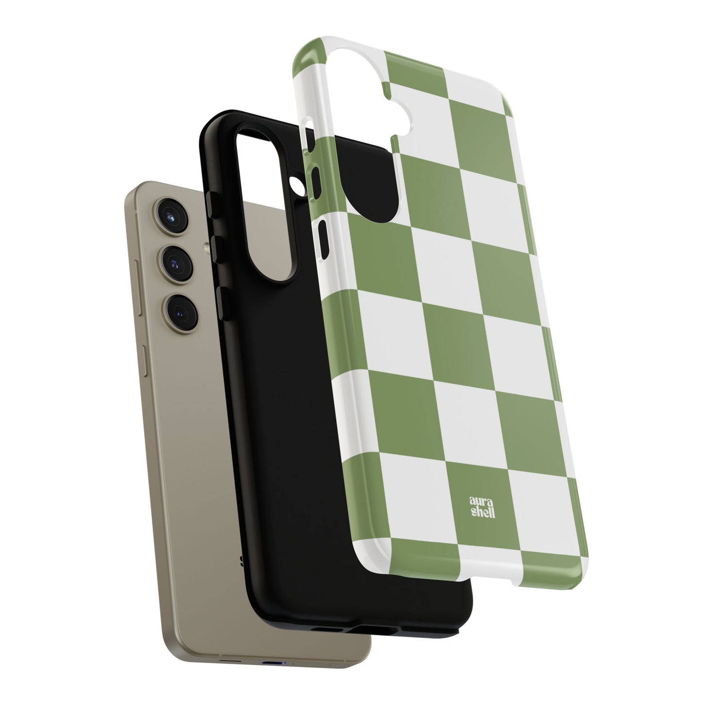 Checkers in Matcha Samsung Galaxy Case