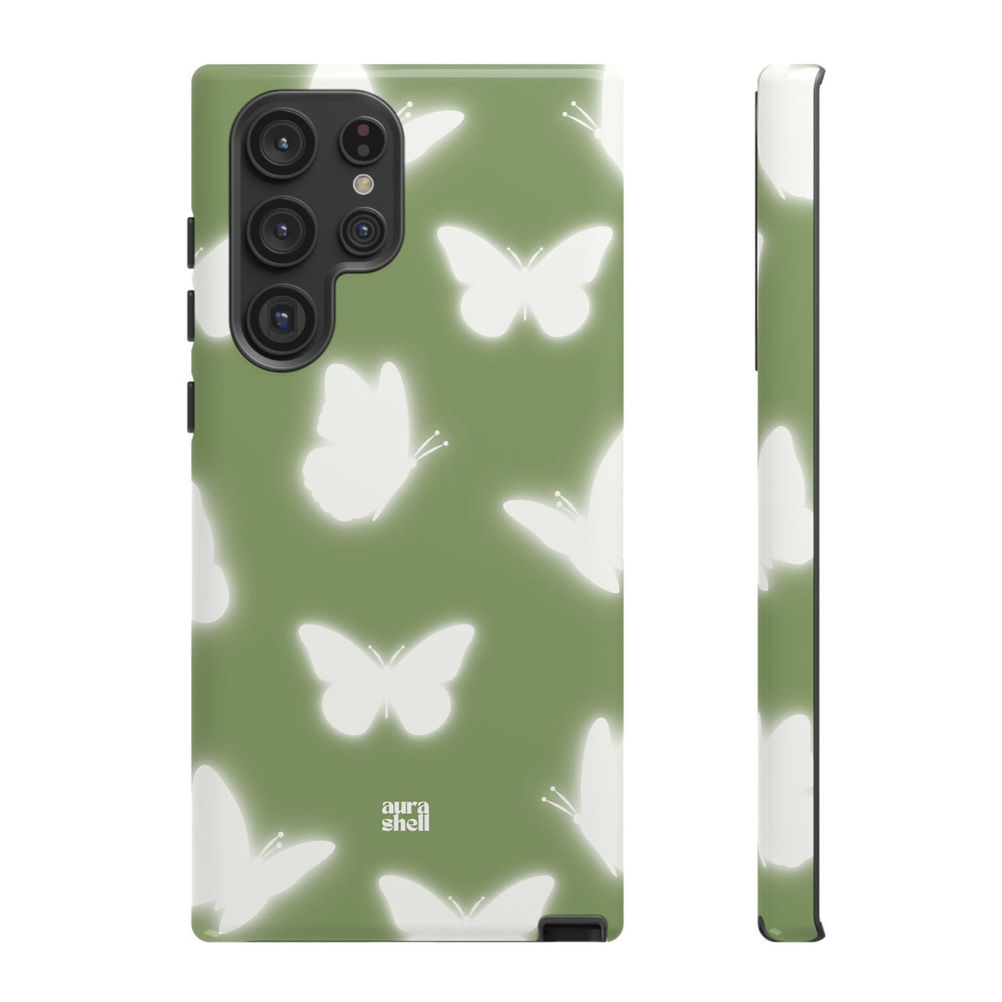 Butterflies in Matcha Samsung Galaxy Case