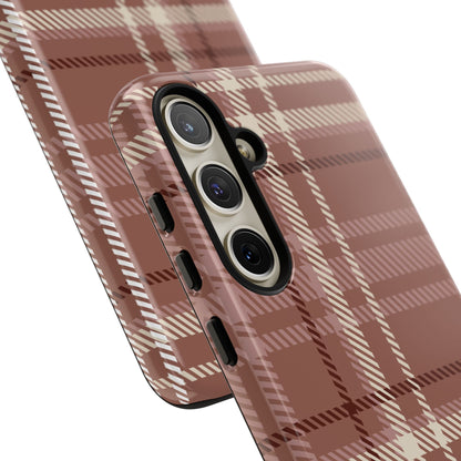 Plaid in Hazelnut Mocha Samsung Galaxy Case