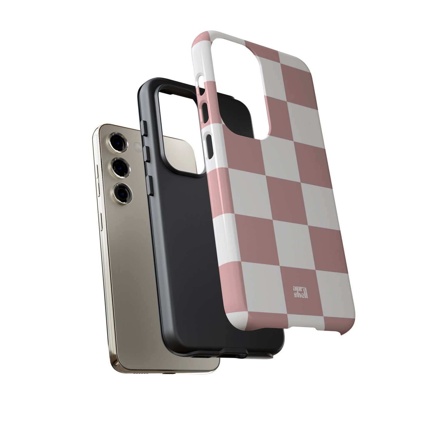 Checkers in Blush Samsung Galaxy Case