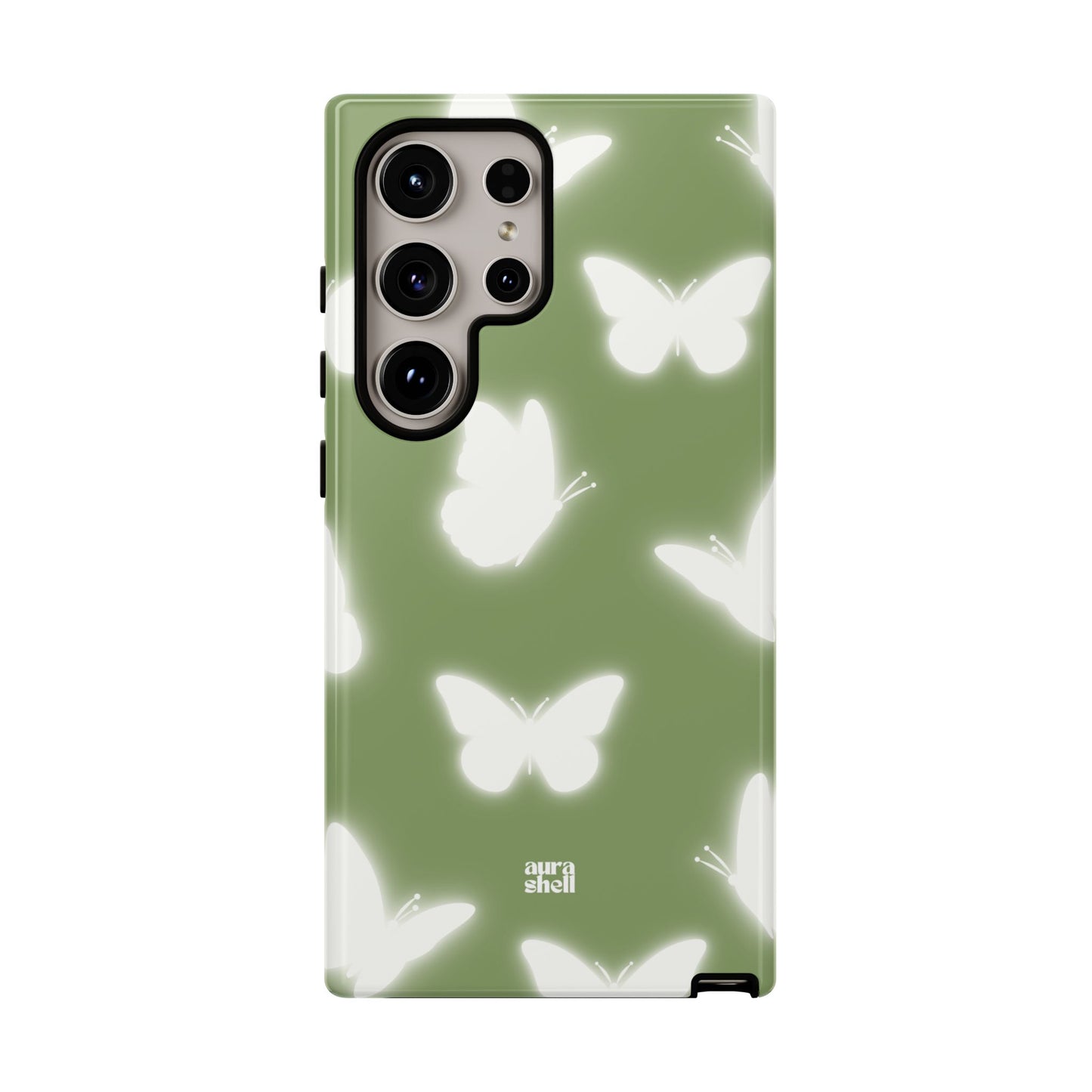 Butterflies in Matcha Samsung Galaxy Case