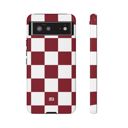 Checkers in Red Wine Google Pixel Case