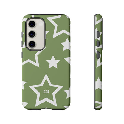 Stars in Matcha Samsung Galaxy Case