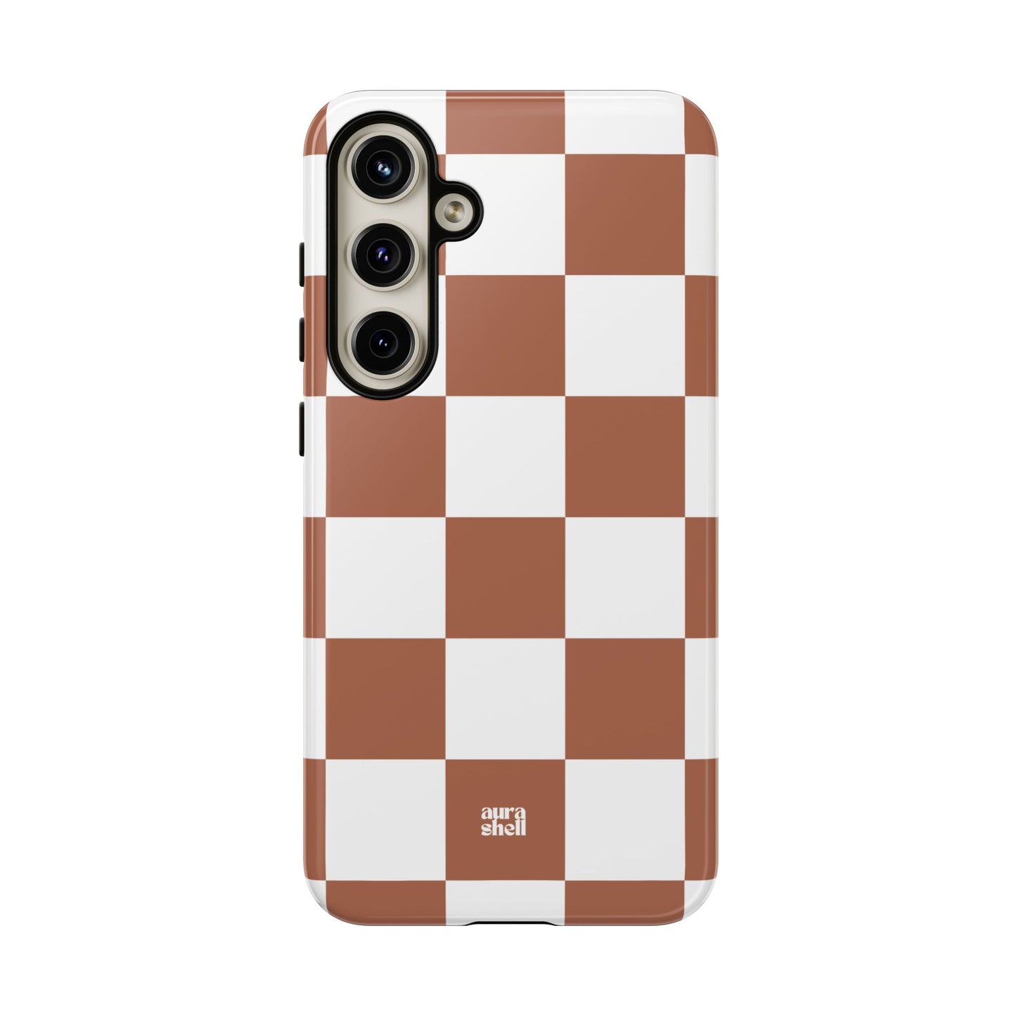 Checkers in Terracotta Samsung Galaxy Case