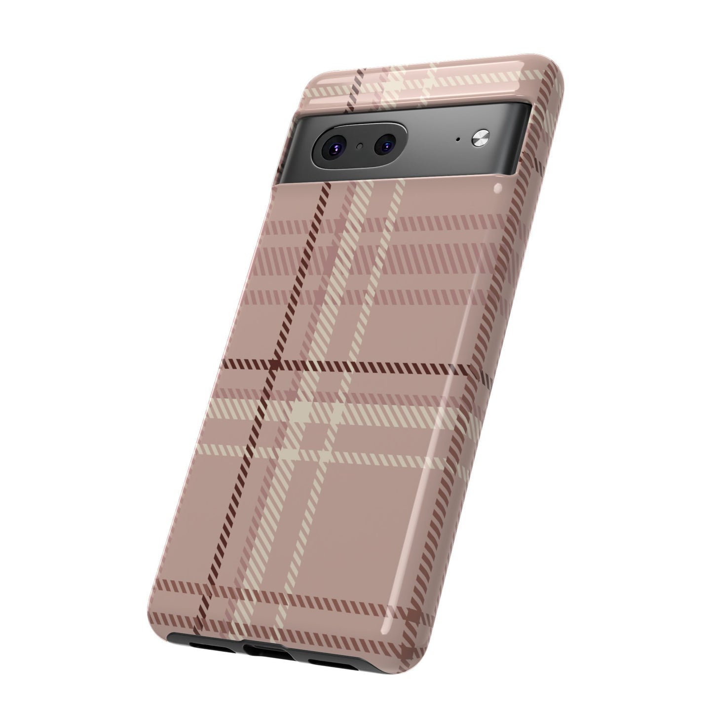 Plaid in Vanilla Iced Latte Google Pixel Case