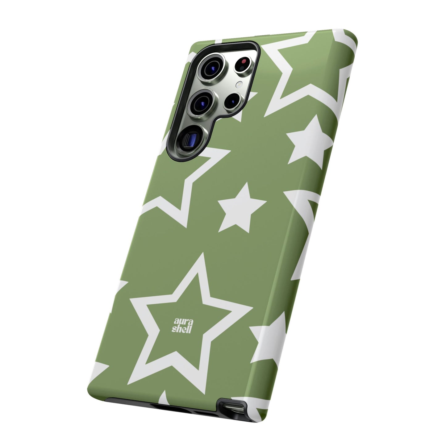 Stars in Matcha Samsung Galaxy Case