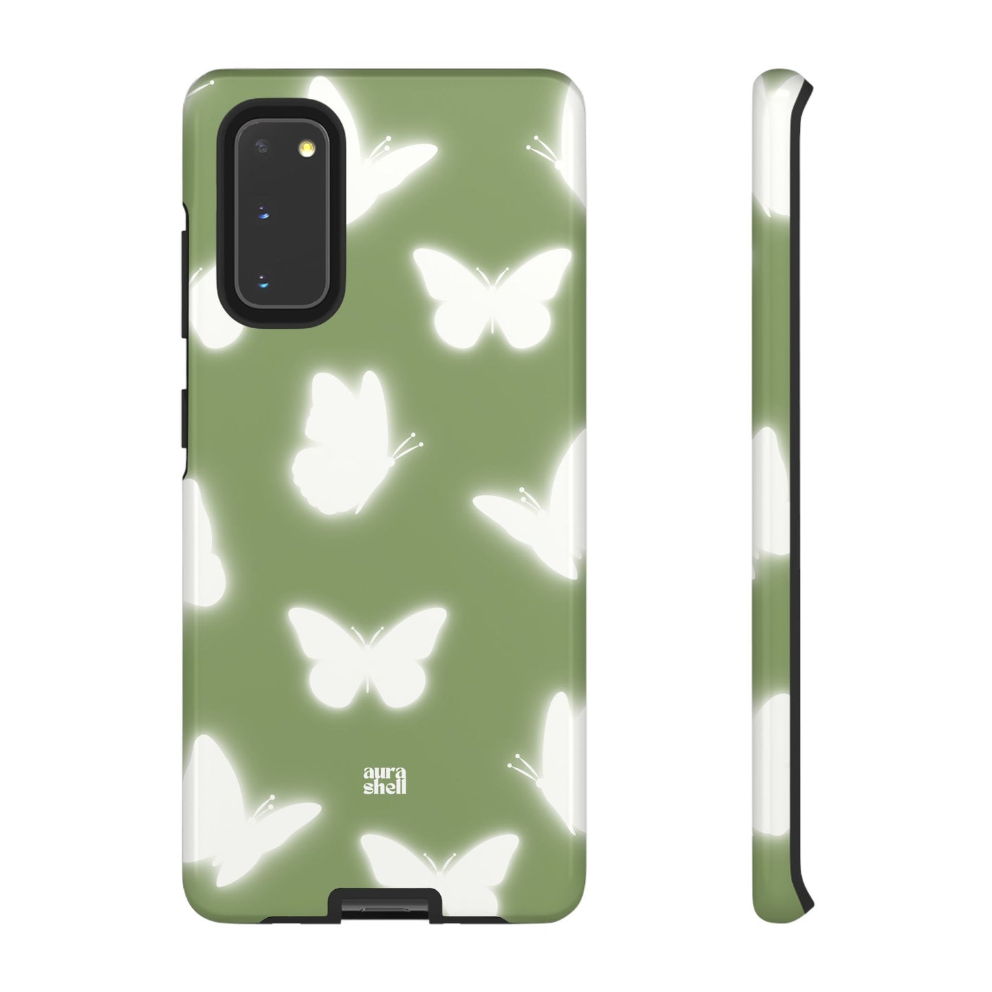 Butterflies in Matcha Samsung Galaxy Case