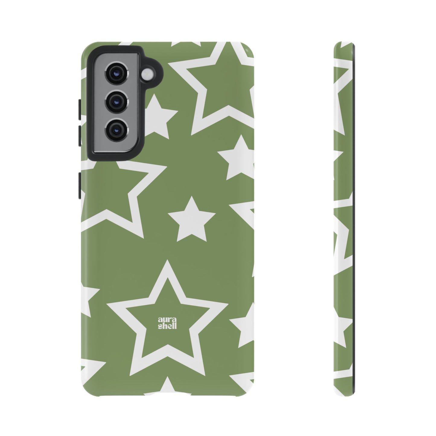 Stars in Matcha Samsung Galaxy Case