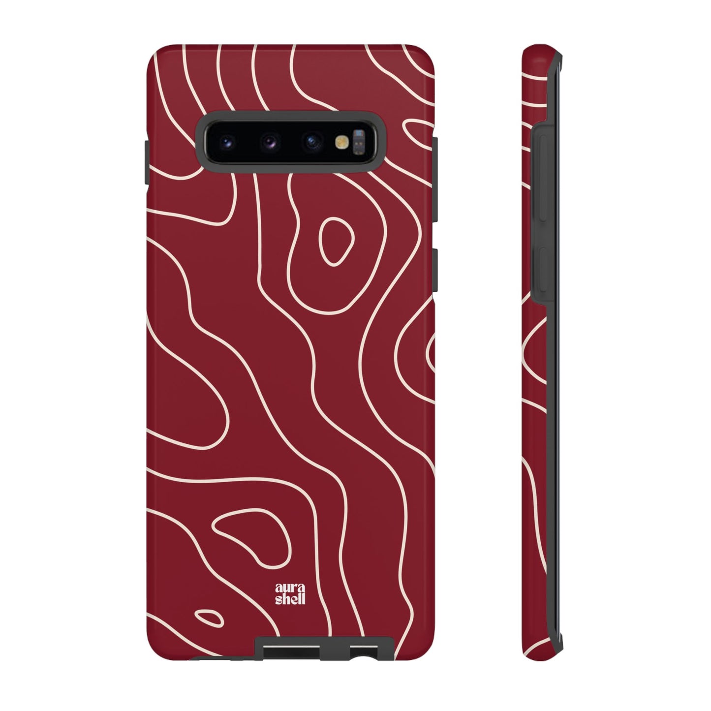 Minimalist in Red Wine Samsung Galaxy Case