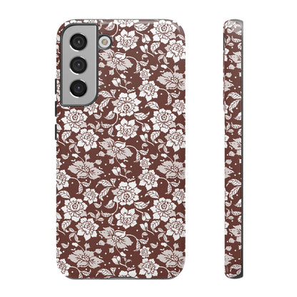 Lacey in Black Coffee Samsung Galaxy Case