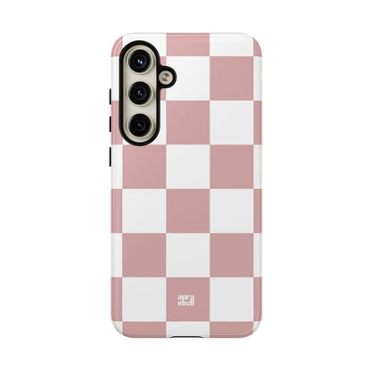 Checkers in Blush Samsung Galaxy Case